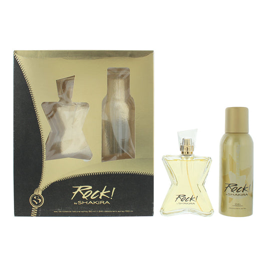 Shakira Rock! 2 Piece Gift Set: Eau de Toilette 80ml - Deodorant Spray 150ml Shakira