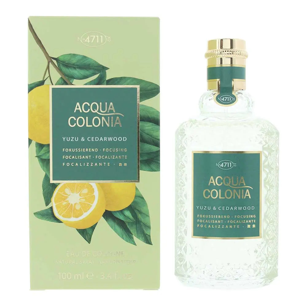 4711 Acqua Colonia Yuzu & Cedarwood Eau de Cologne 100ml 4711