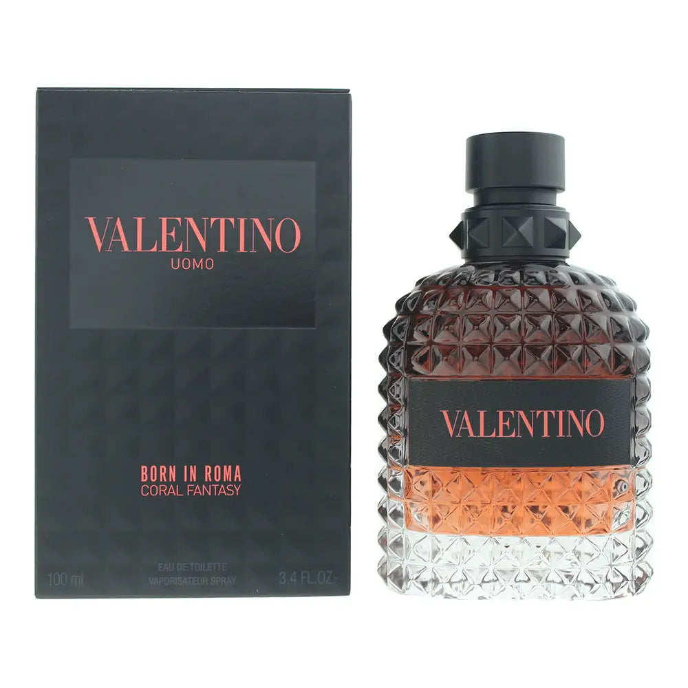 VALENTINO BORN IN ROMA UOMO CORAL FANTASY EDT SPRAY 100ML CRM
