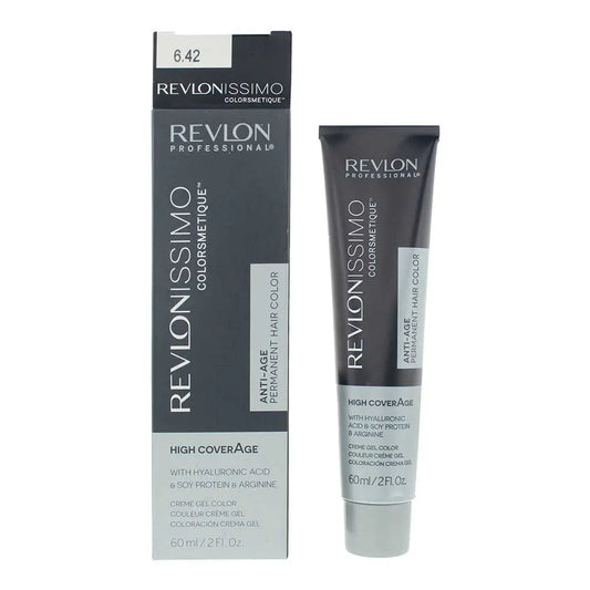Revlon Revlonissimo Colorsmetique 6.42 Dark Pearly Chestnut Blonde Hair Colour 6 Revlon
