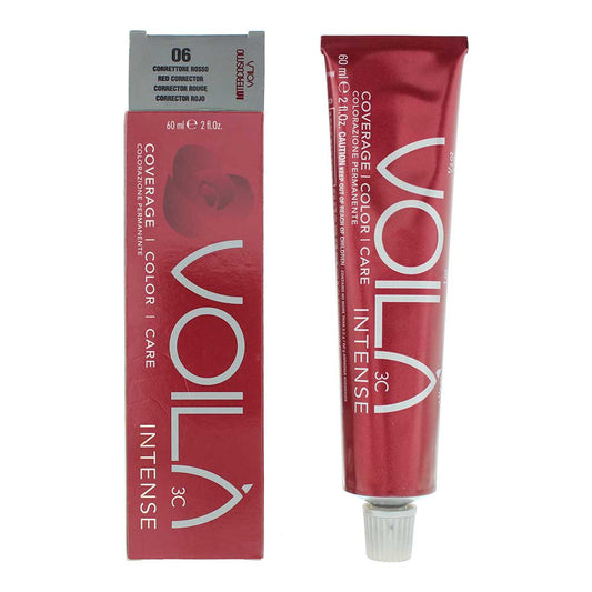 Intercosmo Voilà 3C Intense 06 Red Corrector Hair Colour 60ml Intercosmo Voilà