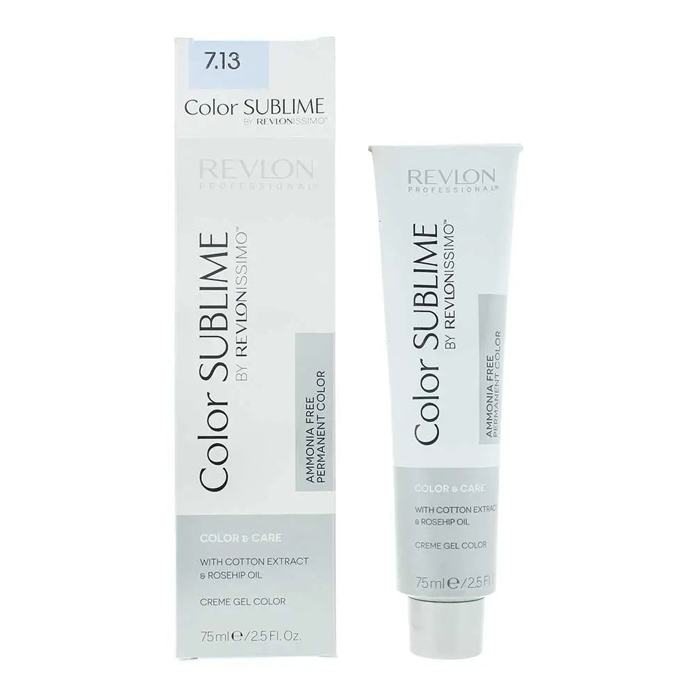 Revlon Color Sublime 7.13 Medium Ash Gold Blonde Hair Colour 75ml Revlon