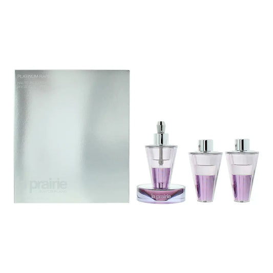 La Prairie Platinum Rare Haute-Rejuvenation Protocol 3 Piece Gift Set: Treatment La Prairie