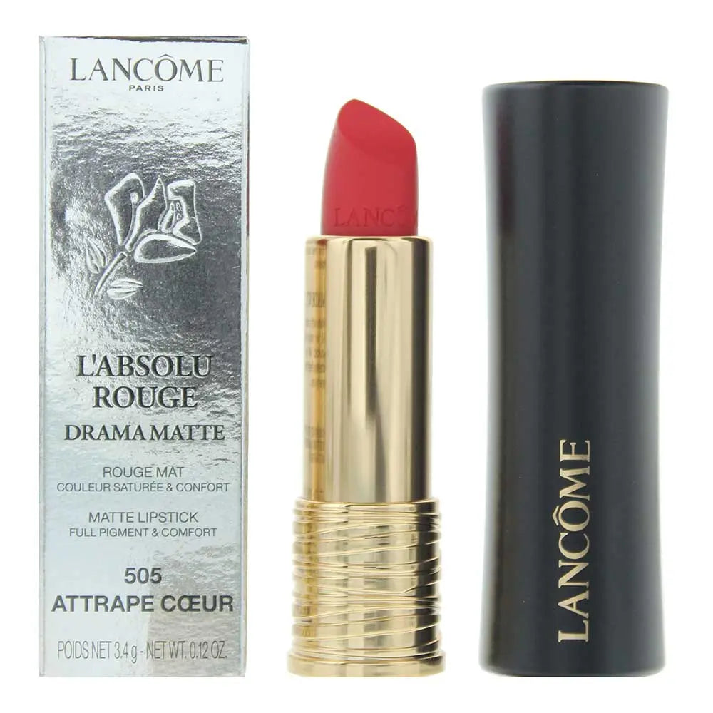 Lancôme L'absolu Rouge Drama Matte 505 Attrape Coeur Lipstick 3.4g L'Absolu Rouge