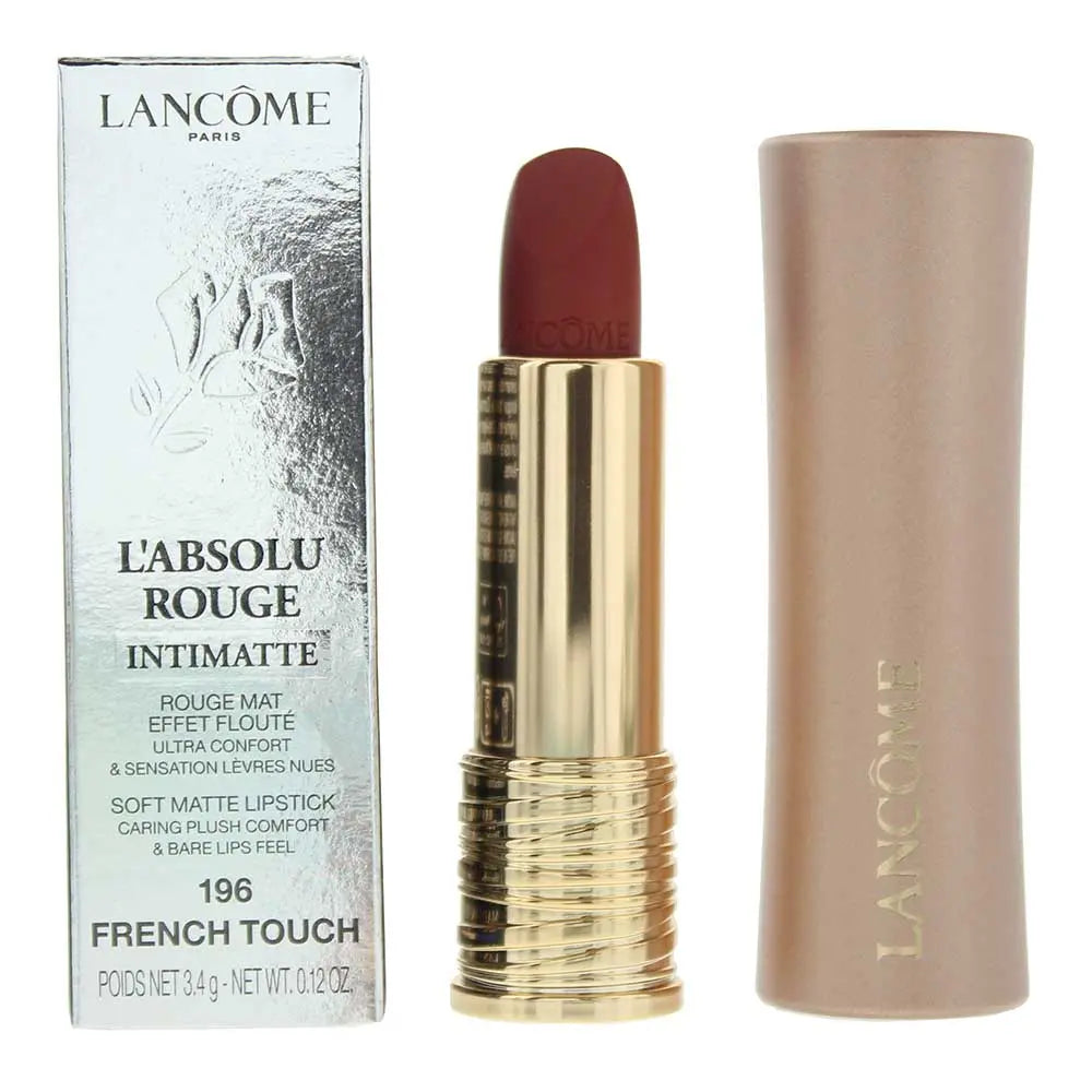Lancôme L'absolu Rouge Intimatte 196 French Touch Lipstick 3.4g L'Absolu Rouge