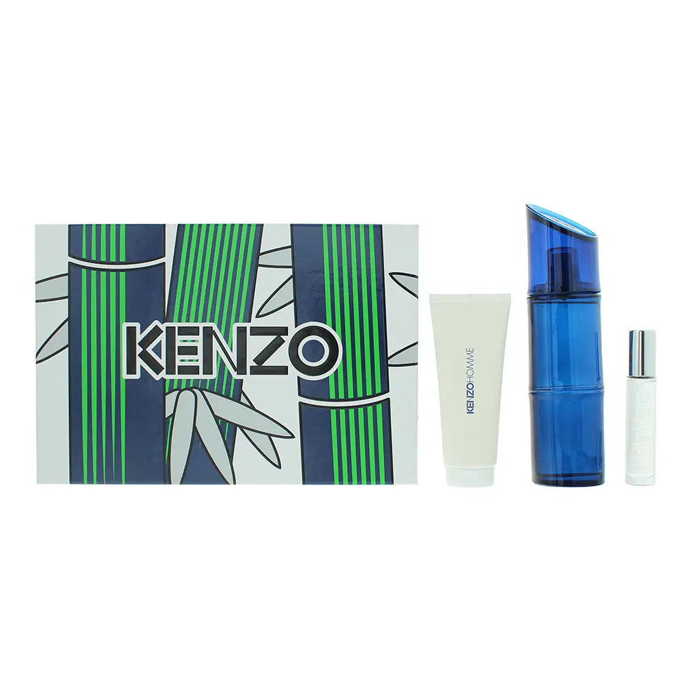 Kenzo Homme Intense Eau de Toilette Piece Gift Set Luxurious