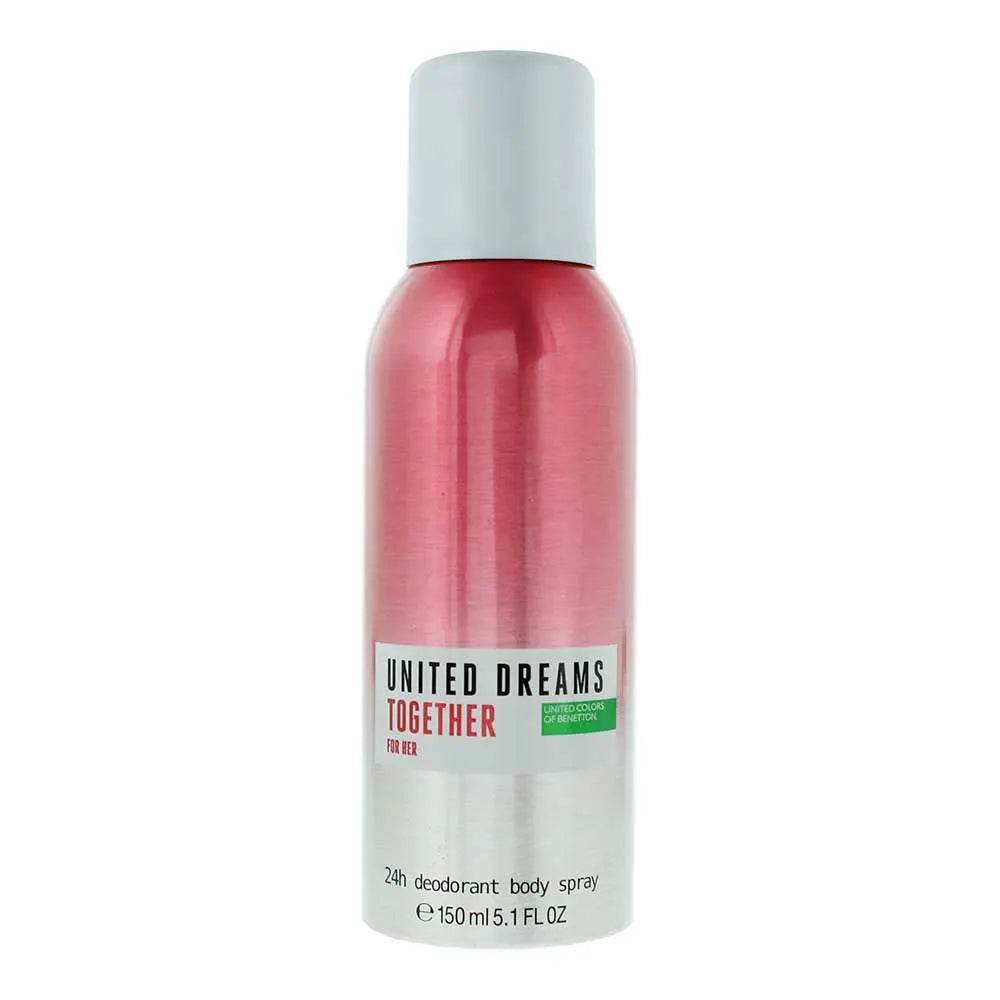 Benetton United Dreams Together For Her Deodorant Body Spray 150ml United Dreams