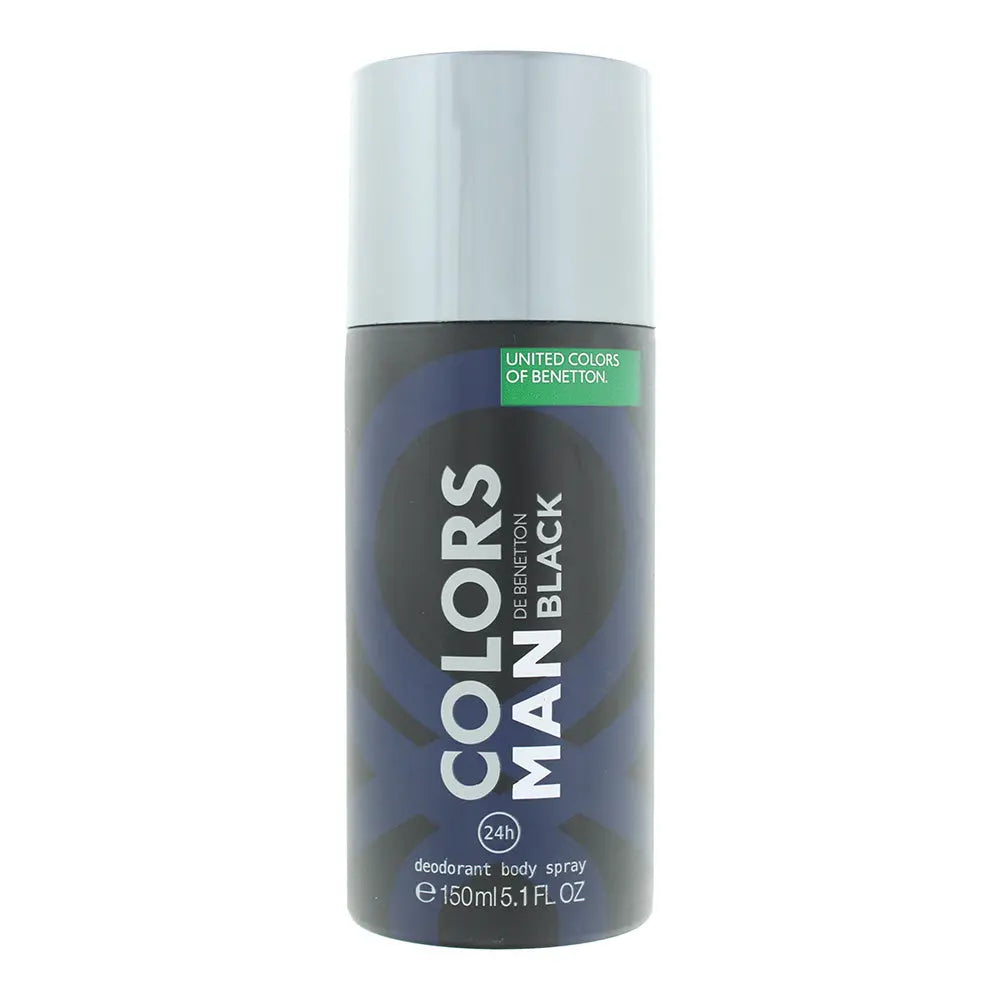 Benetton Colours De Benetton Man Black Deodorant Spray 150ml Colours De Benetton
