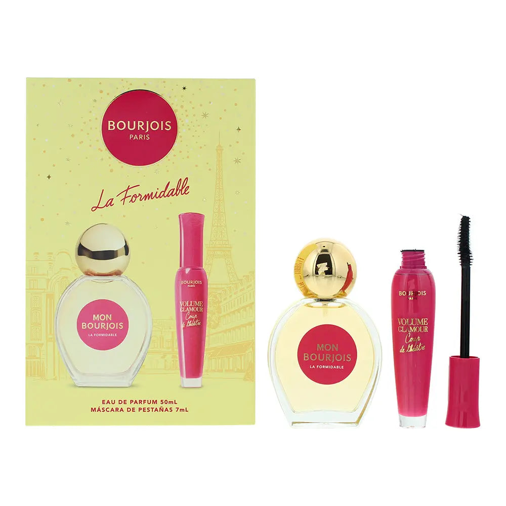 Bourjois La Formidable 2 Piece Gift Set: Eau De Parfum 50ml - Mascara 7ml Bourjois