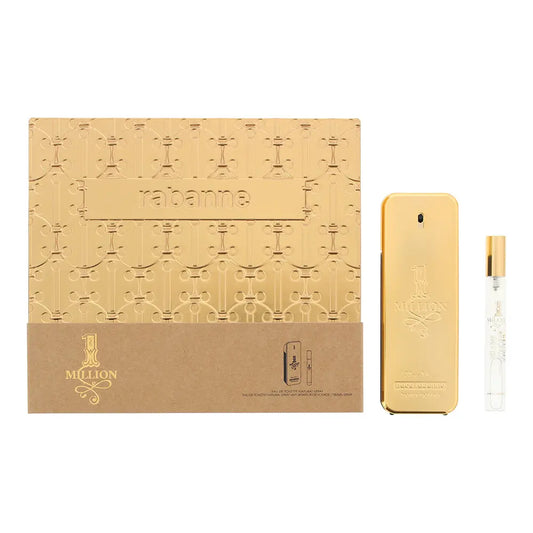Paco Rabanne 1 Million 2 Piece Gift Set: Eau de Toilette 100ml - Eau de Toilette 10ml 1 1 Million