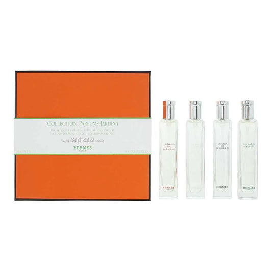 Hermès Un Jardin 4 Piece Gift Set: Un Jardin a Cythere Eau De Toilette 15ml - Un Ja Eau De Toilette 15ml - Eau De Toilette 15ml - Eau De Toilette 15ml Hermes