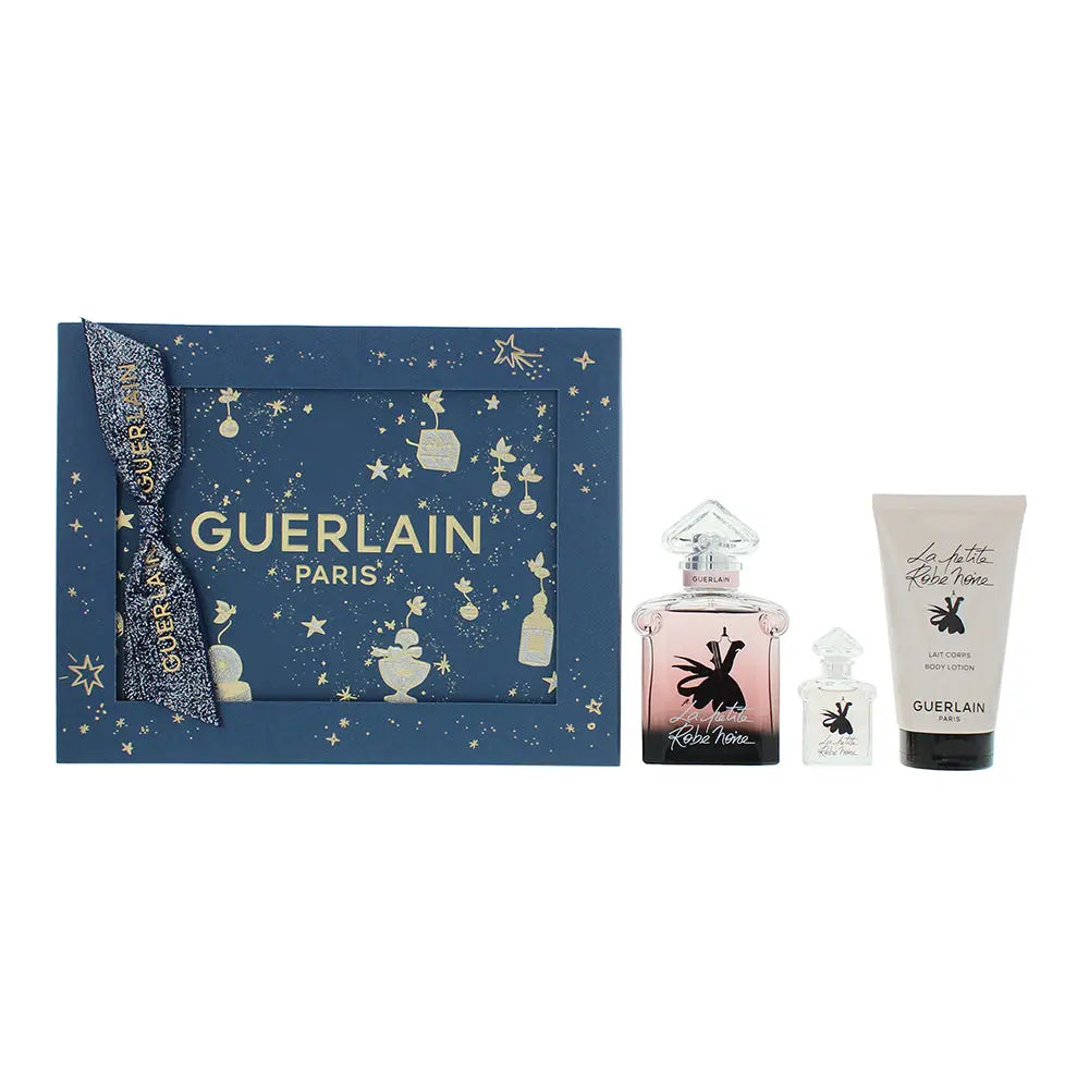 Guerlain La Petite Robe Noire 3 Piece Gift Set: Eau De Parfum 50ml - Body Lotion 75ml - Eau De Parfum 5ml La Petite Robe Noire