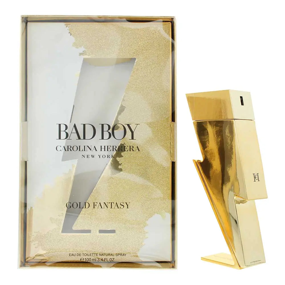 Carolina Herrera Bad Boy Gold Fantasy Eau de Toilette 100ml Bad Boy