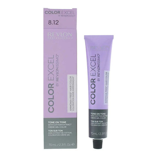 Revlon Color Excel By Revlonissimo 8.12 Light Ash Iridescent Blonde Hair Colour 70ml Revlon