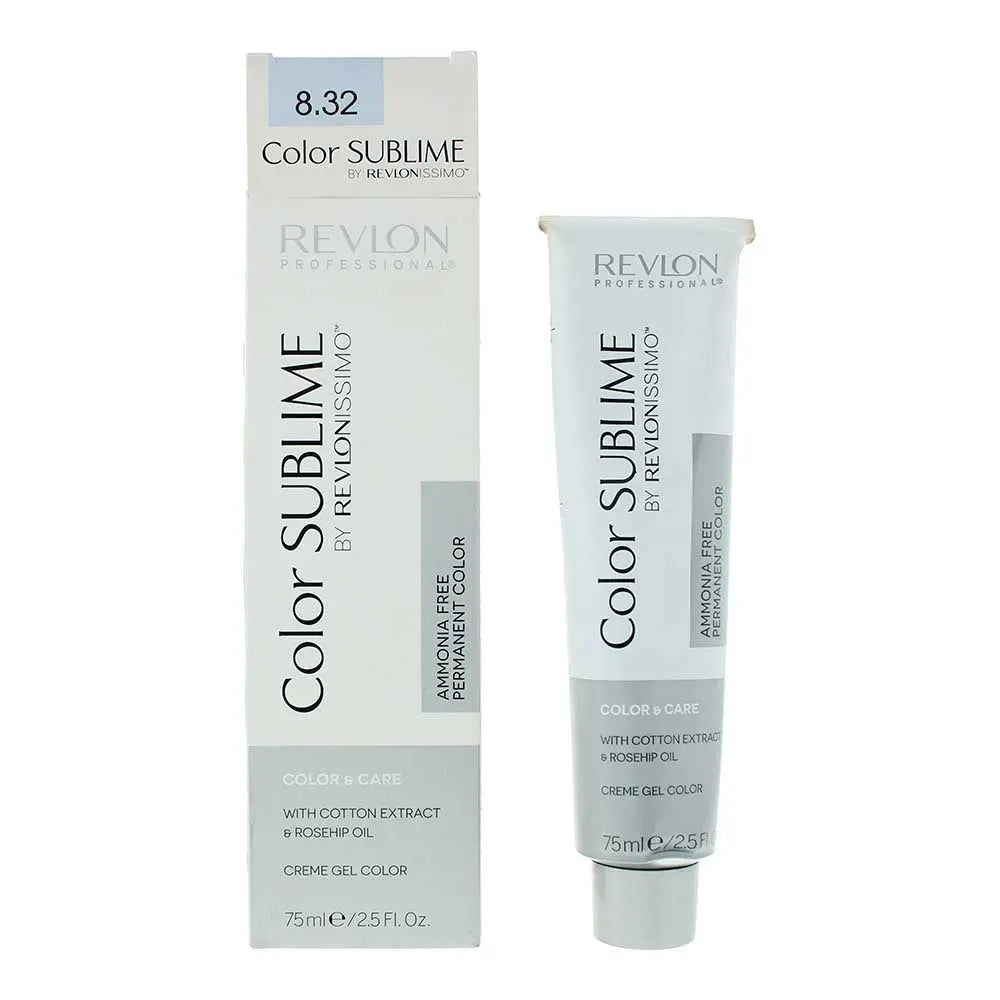 Revlon Color Sublime By Revlonissimo 8.32 Light Gold Iridescent Blonde Hair Colour 75ml Revlon