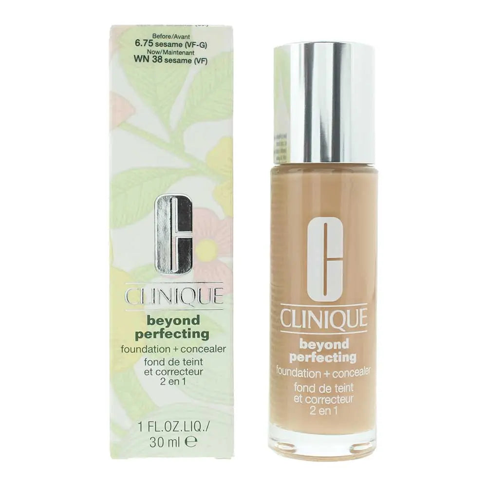 Clinique Beyond Perfecting WN 38 Sesame Foundation + Concealer 30ml Beyond Perfecting