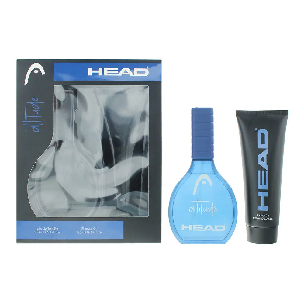 Head Attitude 2 Piece Gift Set: Eau de Toilette 100ml - Shower Gel 150ml Head