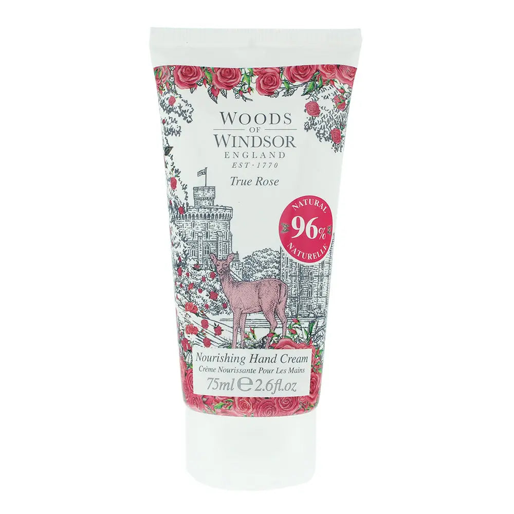 Woods of Windsdor True Rose Hand Cream 75ml Woods Of Windsor