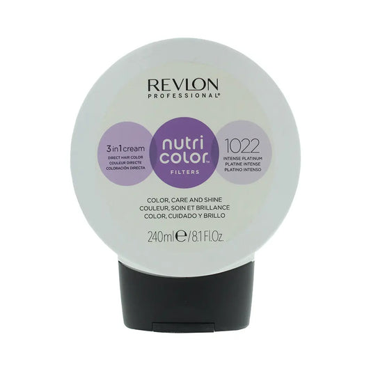 Revlon Nutri Color Filters 3 in 1 Cream 1022 Intense Platinum Hair Colour 240ml Revlon