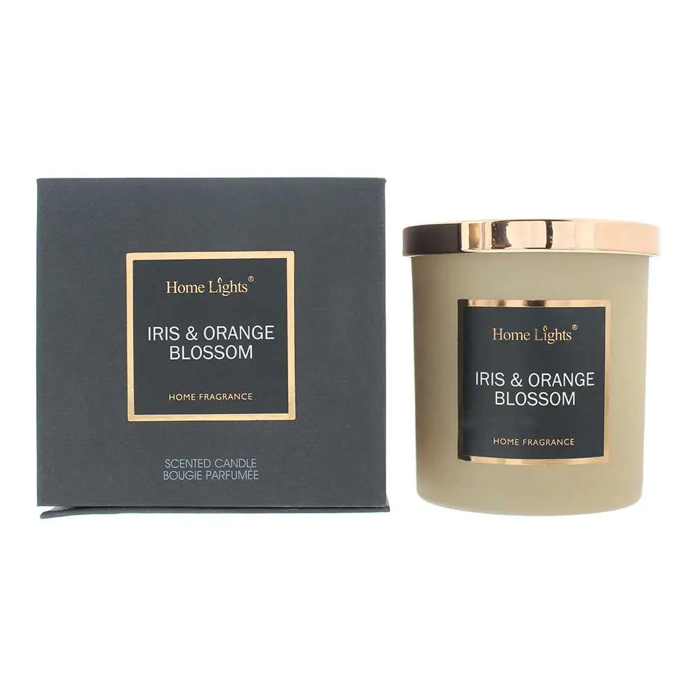 Home Lights Iris  Orange Blossom Candle 215g Home Lights