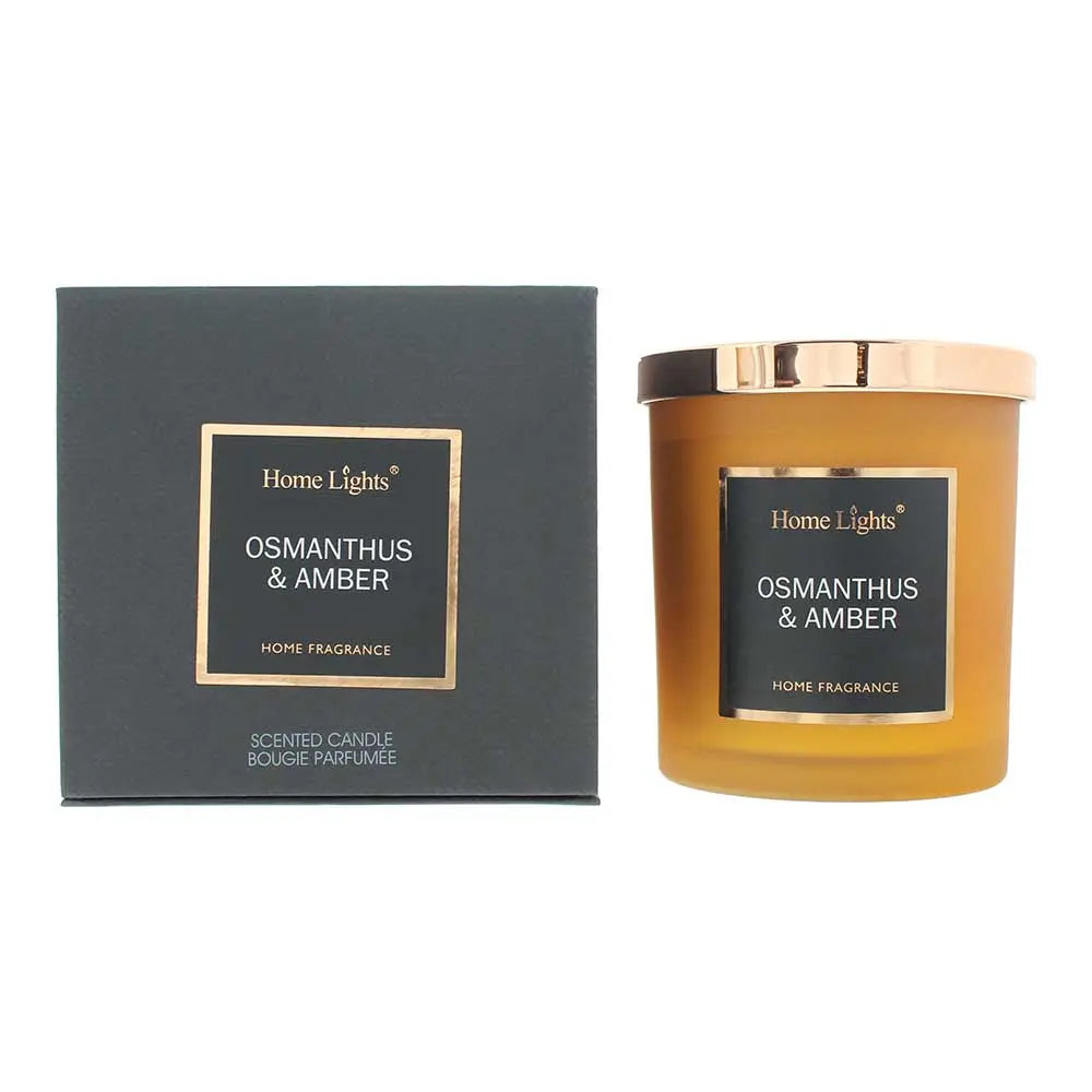 Home Lights Osmanthus  Amber Candle 215g Home Lights