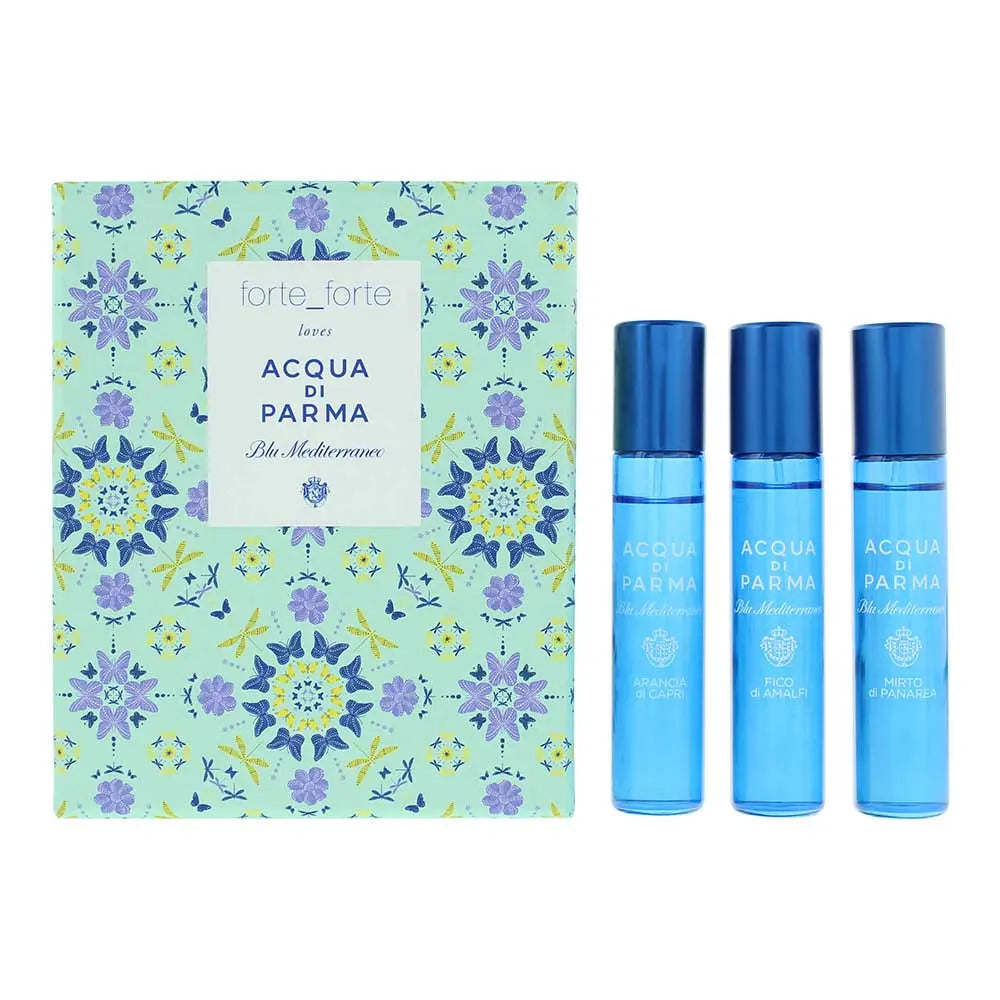 Acqua Di Parma Blu Mediterraneo Forte Gift 3 Piece Gift Set: Arancia di Capri Ea Acqua Di Parma