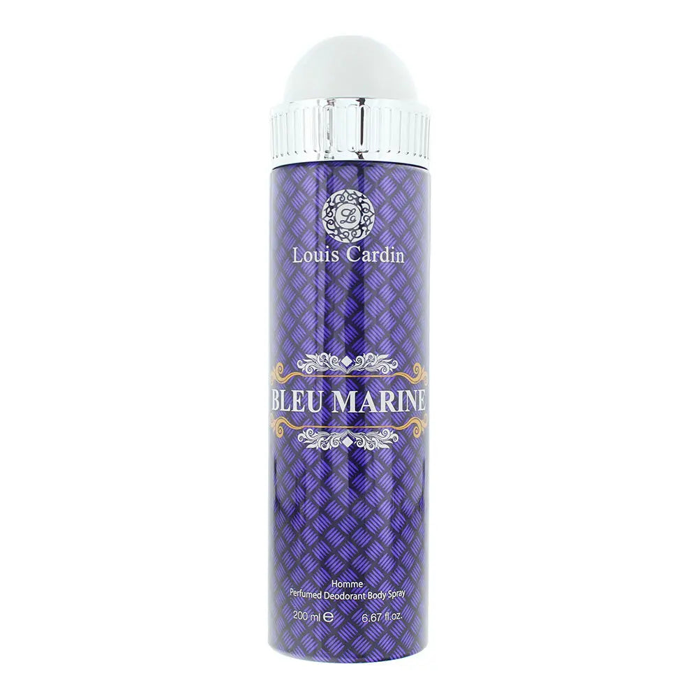 Louis Cardin Bleu Marine Homme Perfumed Deodorant Body Spray 200ml Louis Cardin