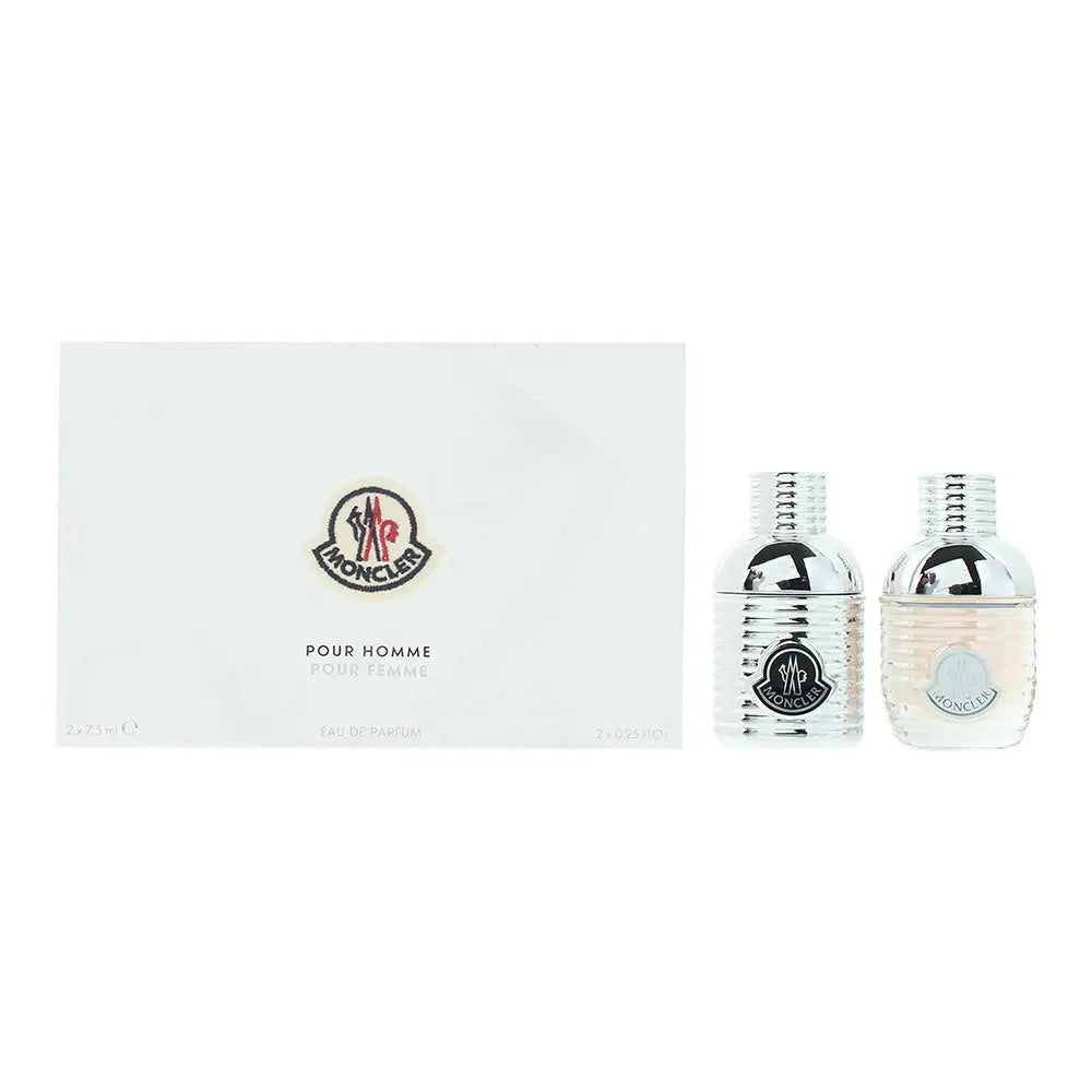 Moncler Pour Femme  Pour Homme 2 Piece Gift Set: Eau De Parfum 7.5ml - Eau De Parfum 7.5ml Moncler