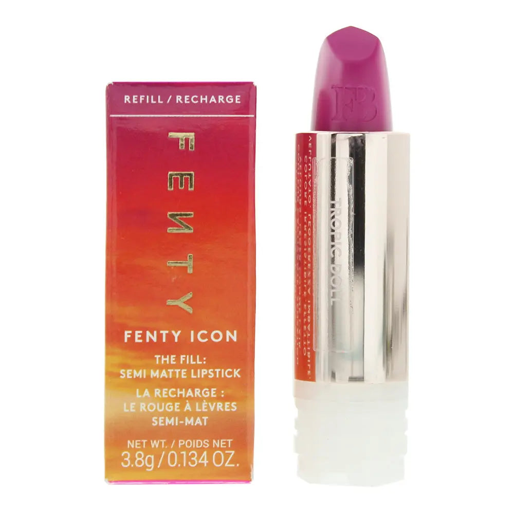Fenty Beauty Icon The Fill Semi-Matte Refillable Tropic Doll Lipstick 3.8g Fenty Beauty