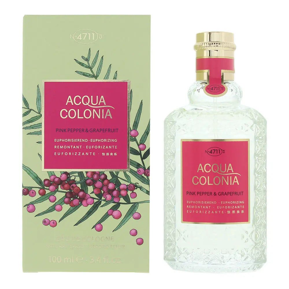 4711 Acqua Colonia Pink Pepper  Grapefruit Eau de Cologne 100ml 4711