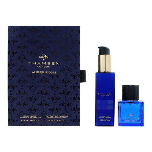 Thameen Amber Room 2 Piece Gift Set: Extrait de Parfum 50ml - Body Lotion 100ml Thameen