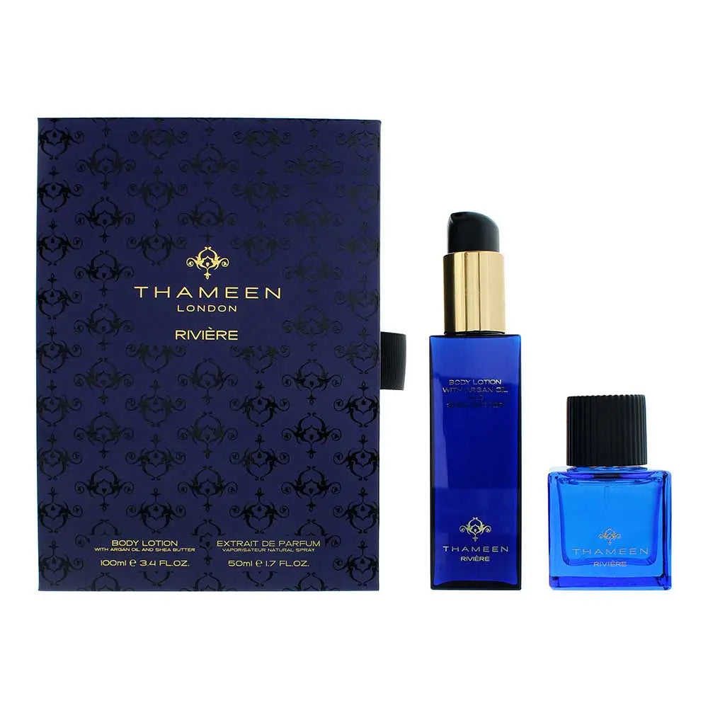 Thameen Riviere 2 Piece Gift Set: Extrait de Parfum 50ml - Body Lotion 100ml Thameen
