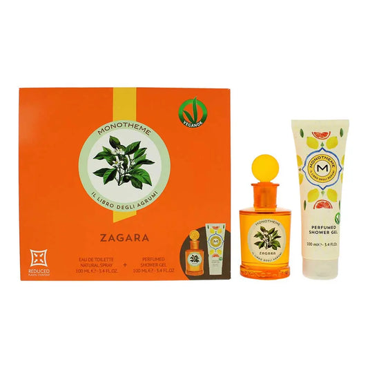 Monotheme Il Libro Degli Agrumi Zagara 2 Piece Gift Set: Eau de Toilette 100ml - Shower Gel 100ml Monotheme