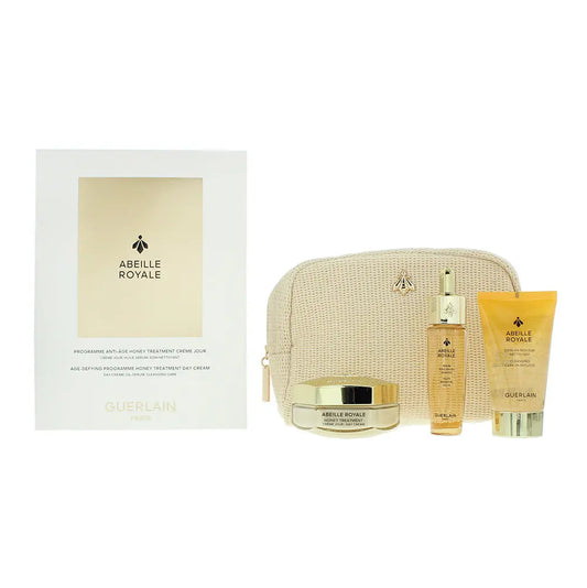 Guerlain Abeille Royale Gift Set Day Cream 50ml + Cleansing Foam 40ml + Oil Serum 15ml Guerlain