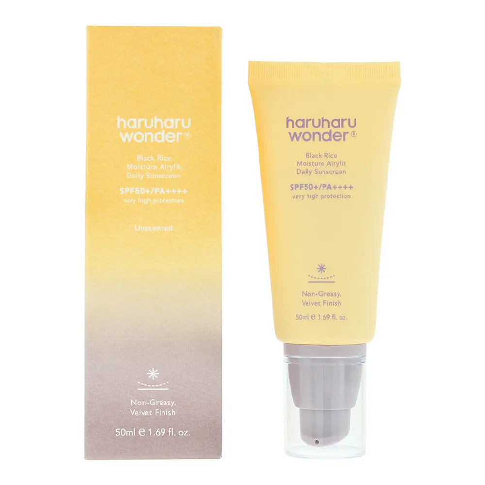 Haruharu Wonder  Black Rice Moisture Airyfit Daily Spf 50 Sun Cream 50ml Haruharu Wonder