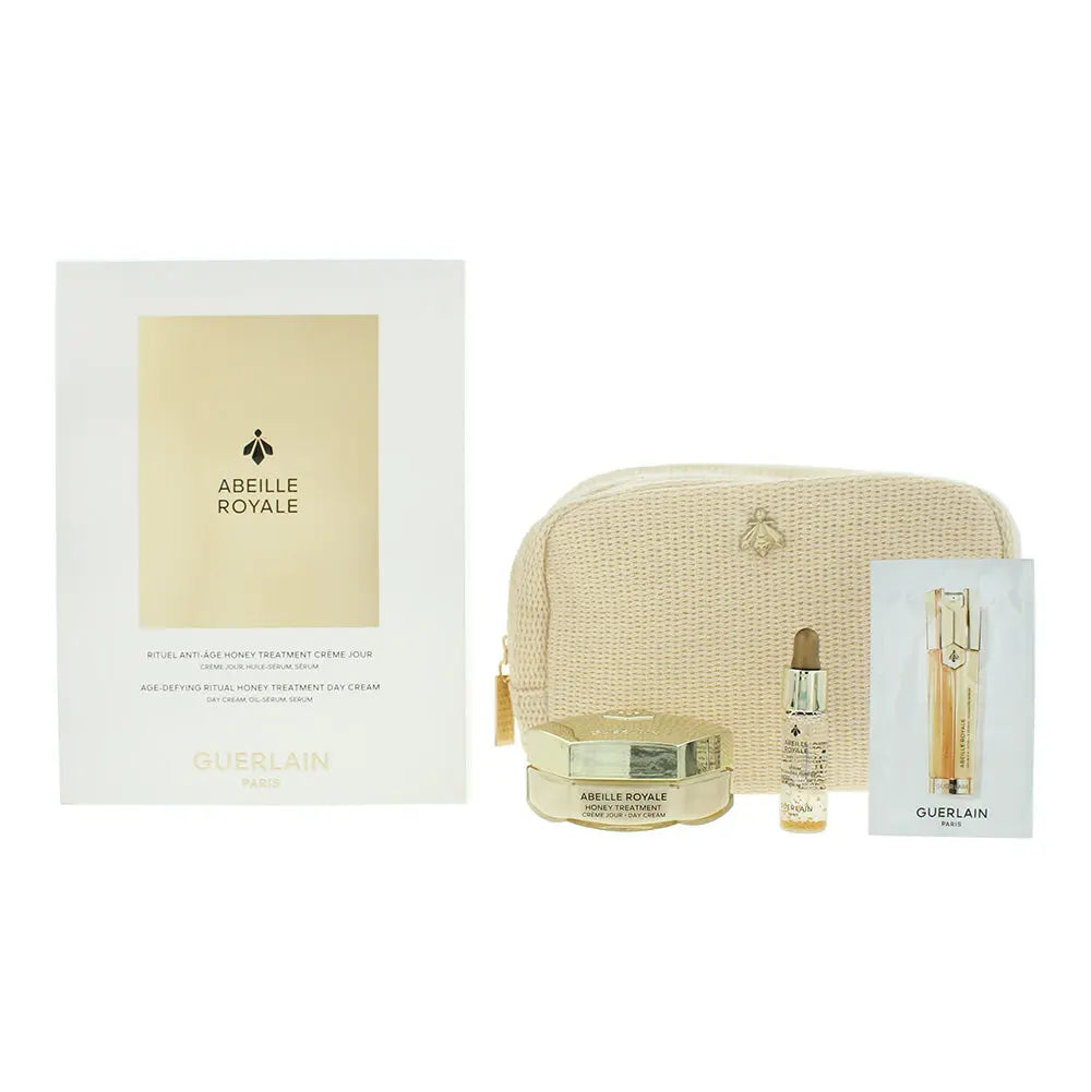 Guerlain Abeille Royale Gift Set Day Cream 50ml + Water Oil Serum 5ml + Renew  Repair Serum 7 x 0.6ml Guerlain