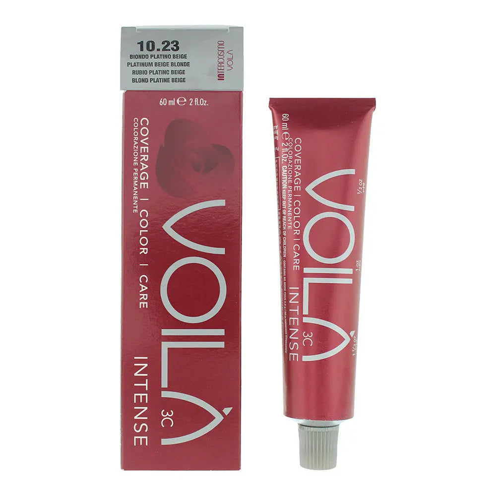 Intercosmo Voilà Intense 10.23 Platinum Beige Blonde Hair Colour 60ml Intercosmo Voilà