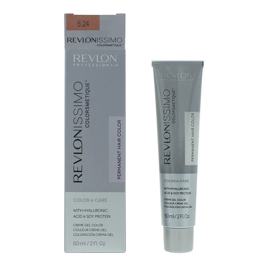 Revlon Revlonissimo Colorsmetique 6.24 Dark Coppery Pearl Blonde Hair Colour 60ml Revlon