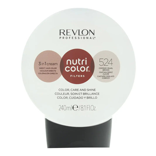 Revlon Nutri Color Filters 524 Coppery Pearl Brown 3 In 1 Hair Cream 240ml Revlon