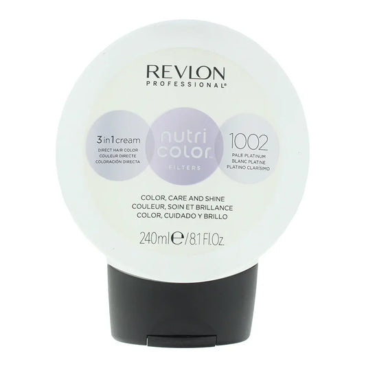 Revlon Nutri Color Filters 1002 Pale Platinum 3 In 1 Hair Cream 240ml Revlon