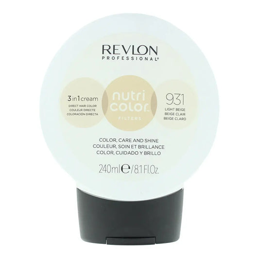 Revlon Nutri Color Filters 931 Light Beige 3 In 1 Hair Cream 240ml Revlon
