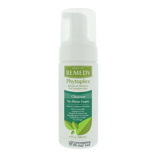 Medline Remedy Clinical Cleanse No-Rinse Foam Cleanser For Sensitive Skin Cleans Medline Remedy