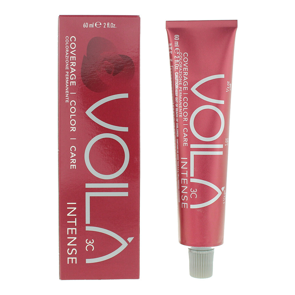 Intercosmo Voilà 3C Intense 3.00 Dark Mediterranean Brown Hair Colour 60ml Intense