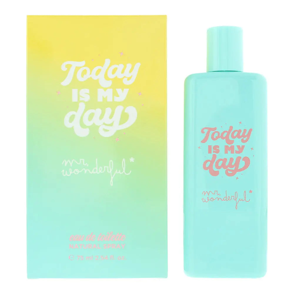 Mr Wonderful Today Is My Day Eau de Toilette 75ml Mr Wonderful