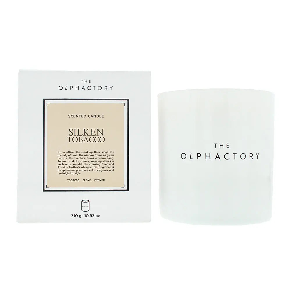 The Olphactory Silken Tobacco Scented Candle 310g The Olphactory