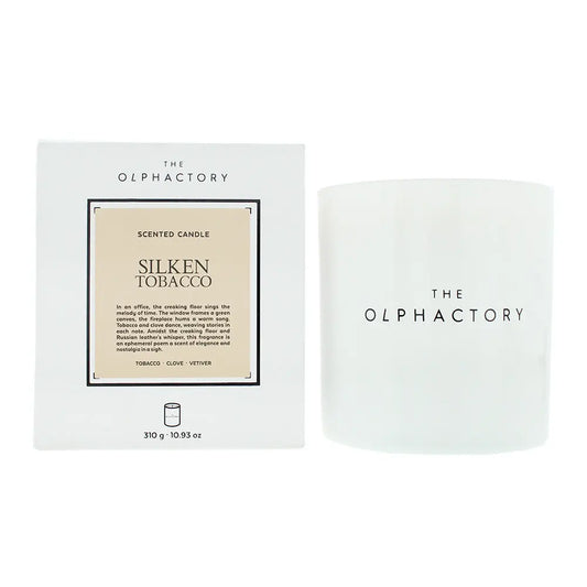 The Olphactory Silken Tobacco Scented Candle 310g The Olphactory