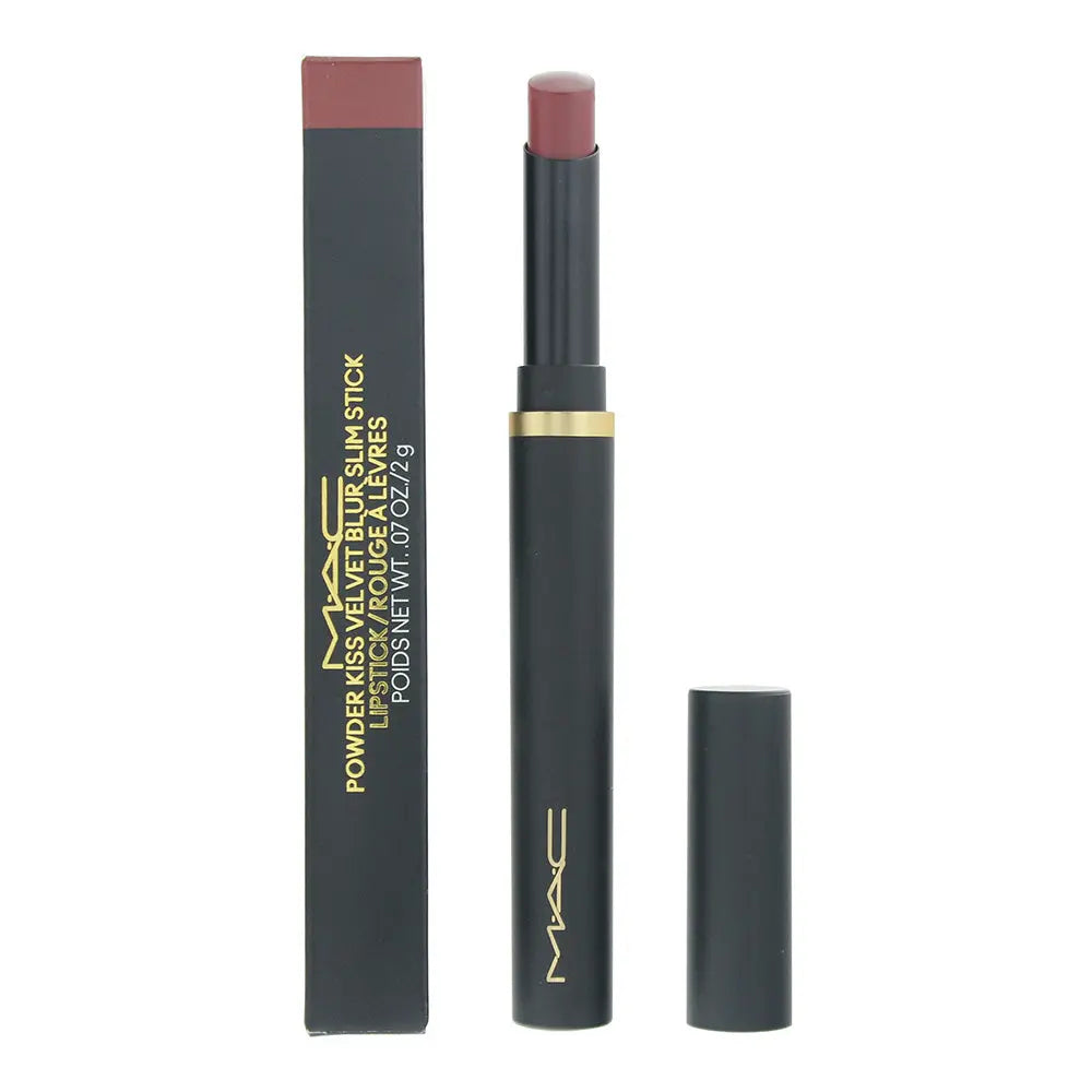 MAC Powder Kiss Velvet Blur Slim Stick 880 Rose Mary Lipstick 2g Powder