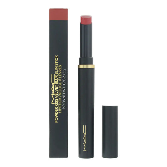 MAC Powder Kiss Velvet Blur Slim Stick 877 Devoted To Chill Lipstick 2g Powder