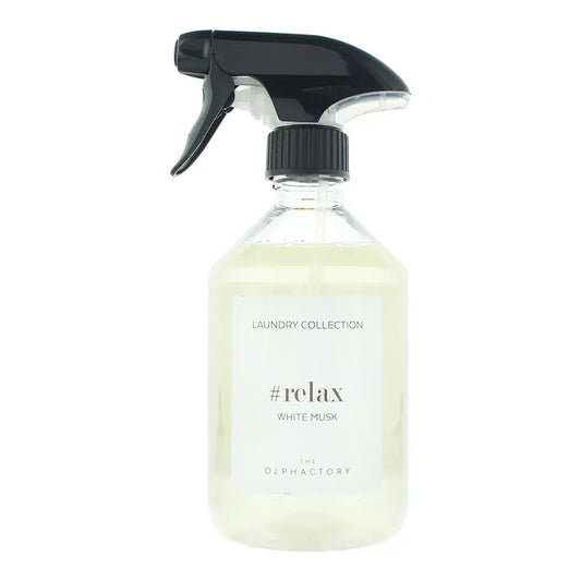 The Olphactory Relax White Musk Laundry Spray 500ml The Olphactory