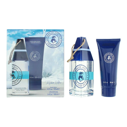 Caribbean Joe Island Supply Turquoise Waters Photobox 2 Piece Gift Set: EDT 125ml - HBW 100ml Island